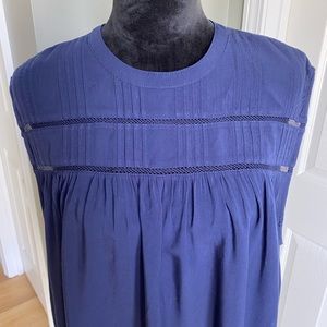 Navy Blue spring/ summer blouse!